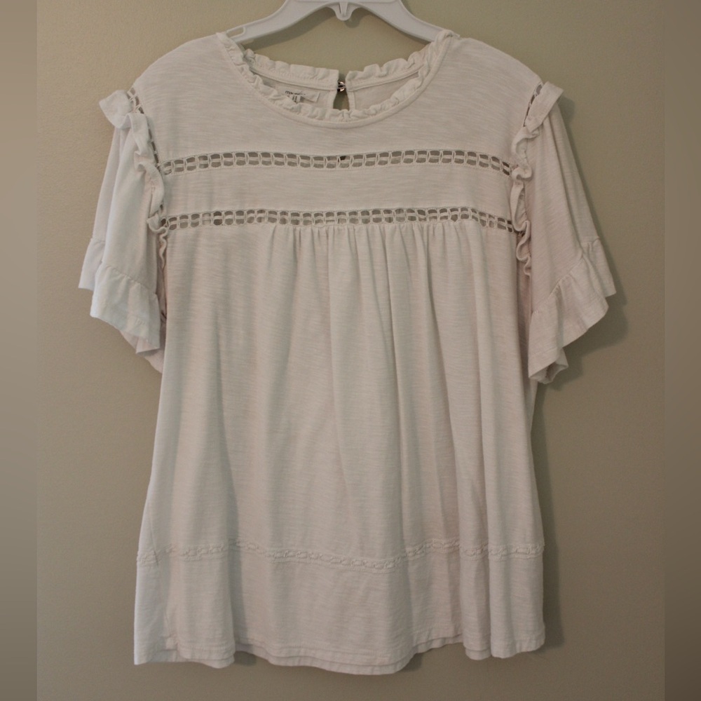 Maurice’s White Blouse XXL
